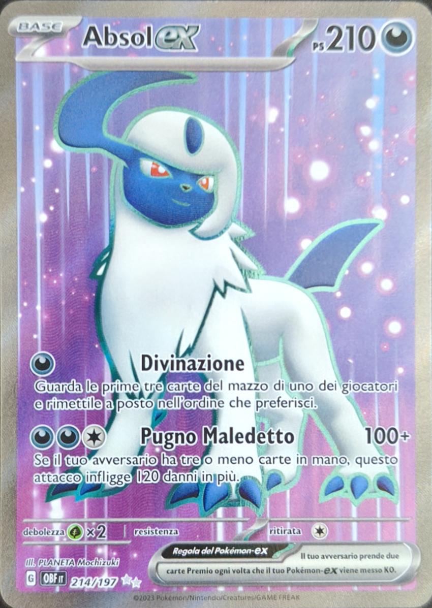 Absol ex 214/197 Italian 214/197 — Ossidiana Infuocata
