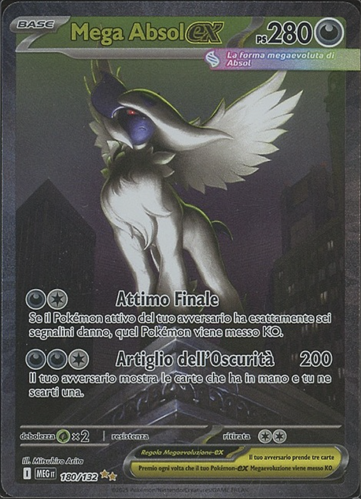 Mega Absol ex 180/132 Italian 180/132 — Megaevoluzione
