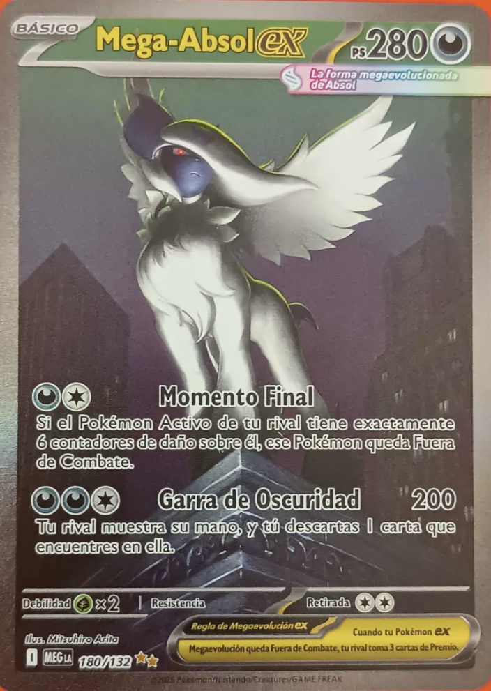Mega Absol ex 180/132 Spanish (Latin America) edition
