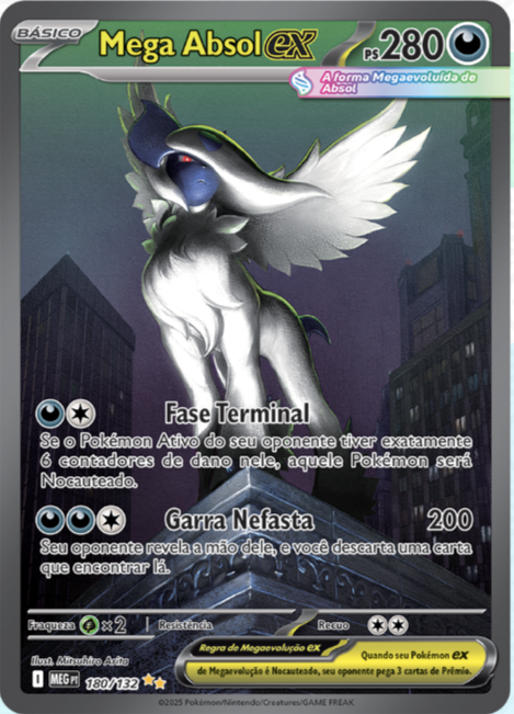 Mega Absol ex 180/132 Portuguese 180/132 — Megaevolução